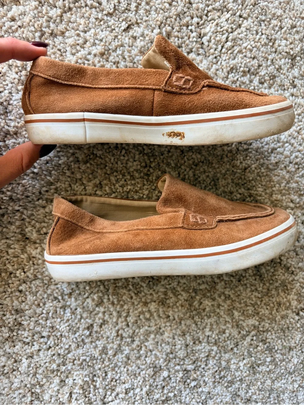 Janie and Jack brown suede